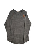 Raglan Long Sleeves Thermal Top (in Heather Grey)